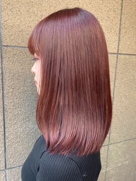 ソア(Soar) 【Soar】SWEET系♪ナチュルストレート×ホワイトピンク