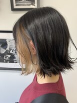 エマエコル(Emma ecole)&nbsp;Emma ecole インナーカラー/ベージュ/ミニボブ by.木村