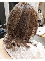 トリート 妙典店(TREAT)&nbsp;ミディアムウルフ×マロンベージュ_TREAT妙典