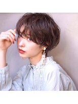 アトリエ フェム(atelier.fem)&nbsp;柔らかなシルエットのショートパーマ