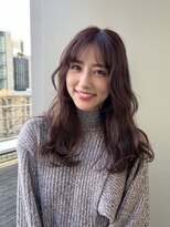 エアー 青山(AIR) 愛甲千笑美さんhair☆ピンクブラウン×ロング！stylist諸見里