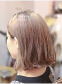 【kimi自由が丘】ケアブリーチ × ベージュカラー