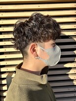 ニアウ 太田店(Niau)&nbsp;メンズパーマツイストスパイラルパーマ波巻きパーマメンズカット