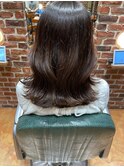 たぷっとくびれヘア × まろみブラウン #韓国ヘア