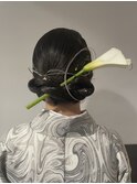 卒業式　ヘアセット