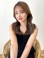 フォルテノエル 静岡鷹匠店(FORTE Noel)&nbsp;エアリーロング/美髪/ピンクブラウン/グレージュ/レイヤーカット