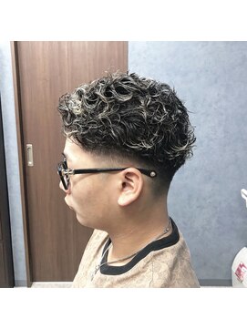 クレオ 福大通り店(CREO) 極道パーマ×2ヶ月前ハイライト