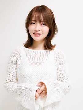 オンク 新宿(onk) ミディアムヘア/ショコラベージュ/ボブルフ/新宿駅