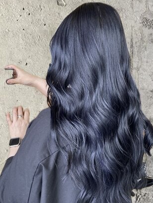 2025年春】ネイビーブラックの髪型・ヘアアレンジ｜人気順 