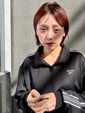 チャンチ(chanch) 暖色カラー　ミニボブ