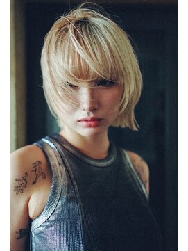 ユニック ウメダ(unique UMEDA) マッシュレイヤー・ブランド・ハイトーン・クールショート