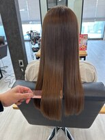 ラル 水戸県道50号店(Lalu.)&nbsp;黒髪/ボブルフ/ネビージュ/小顔/ワンレン/水戸/髪質改善/前髪