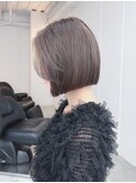 まろやかグレージュ / 切りっぱなしボブ  【caco】
