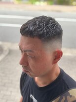 ソアー 新大阪(SOAR)&nbsp;オシャレボウズ刈上げフェードダークアッシュスタイル【新大阪】