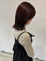 イル(ill)&nbsp;レッド　ブリーチなし　暖色　秋冬カラー