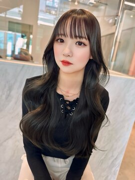 クム(kumu) 【kumu】韓国風レイヤー/小顔おくれ毛/ぱっつん前髪/栄/名古屋