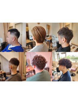メンズスタイルもお任せください！個性を活かした一人ひとりに「似合う」カットで、毎日のセットも簡単◎