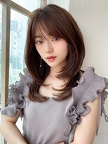 アフロート エル 大阪(AFLOAT L) 【30代40代トレンドヘア!】ふわっとひし形ワンカールレイヤー◎