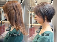 【絶壁】お悩みNo.1☆絶壁さんは丸みを出す骨格改善カットで解決！柏ショートショートボブ柏美容室柏ボブ