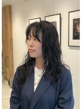 シアン 矢場町店(CYAN.) 巻くのが苦手な方におすすめロングウェーブパーマ