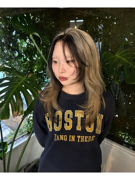 キイ 原宿 表参道(K.e.y) デザインカラー/シャギーカット/ハイトーンレイヤー