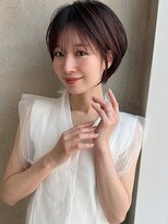 アフロート ルヴア(AFLOAT RUVUA) みね.似合わせショートボブで垢抜け!30代40代50代新宿丸顔面長