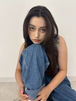 ユーフォリア 青山(Euphoria)&nbsp;大人美人艶カラーベージュ小顔カット透明感レイヤーロング