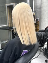 ウェーリング(Welring) 抜きっぱなしブロンド　デザインカラーフェイスフレーミング