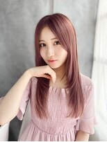 シャンティ 目白(SHANTi) 顔周りレイヤー×ピンクブラウン