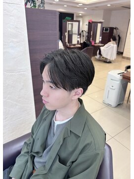 センターパート/マッシュ