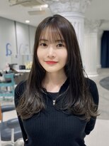 エアー 青山(AIR) 透明感カラーアッシュグレージュレイヤーカット髪質改善