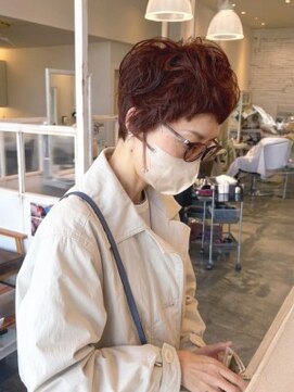 大人ショート・ふんわりパーマ【生駒市】