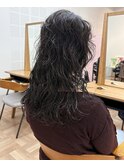 スパイラルパーマ