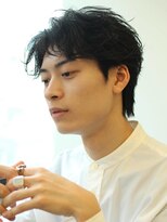 アコロン(acoron.)&nbsp;フェザーパーマ/大人男子/池袋メンズカット/シャドウパーマ