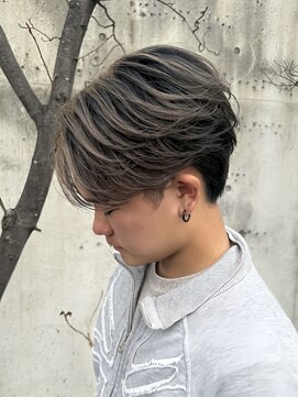 ブランシェ 西松山店 フェザーパーマ×バレイヤージュ