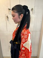グラープリール Grapperire&nbsp;シンプルおしゃれポニー
