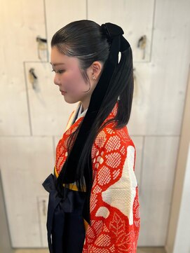 グラープリール Grapperire シンプルおしゃれポニー