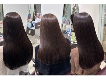 スイクロップエス(sui.cropes)の写真/ダメージレスな髪質改善と、一人一人のお悩みに合わせた丁寧なケアで、輝く艶髪へ導きます☆