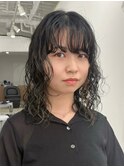 パーマ/ボブパーマ/ウルフパーマ/外国人風パーマ/ミディアムボブ
