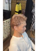 フォーティースリーヘアー(FORTYTHREE hair) ピンクベージュスパイキーショート