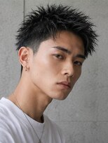 ディスイズバーバー(THIS IS BARBER)&nbsp;スパイキーショート メンズショート フェード アップバング 20代
