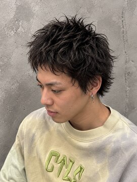 フジヤマバーバーショップ アジト(FUJIYAMA BARBER SHOP ajito) 無造作束感メンズショート メンズ/明石/西明石/大久保