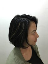 パティオンツー(PATIONN2)&nbsp;明暗くっきりとろみブルーブラックバレイヤージュカラー