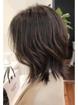 ネックス 表参道本店(nex) 【nex表参道】ハイライトカラー　小顔ヘア　白髪染め