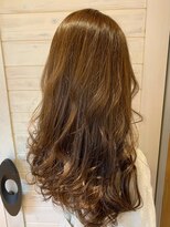 オーシャン(Ocean)&nbsp;[OCEAN Hair&Life藤原純] レイヤーロング×オレンジブラウン☆