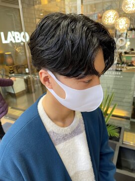 ラボー ノースプラザ店(LA'BO) メンズ韓国風カルマパーマ