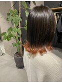個性派オシャレ☆裾カラー20代30代オススメ
