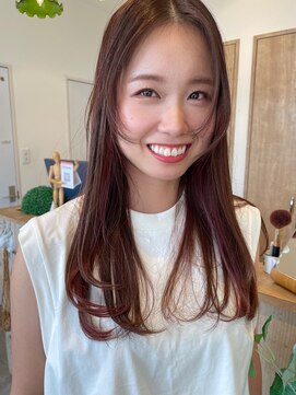 ヘアー テクニカ(hair Technica) ピンクインナーカラー☆