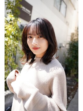 ヘアメイク イズム(HAIR MAKE ism) 【ism 千葉】肩ハネミディ