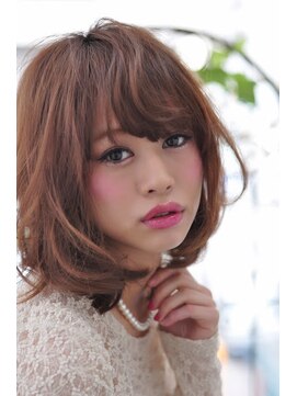 アディクト 東陽町西口(addict) 丸みが可愛いレイヤー＿ミディアム＿アッシュベージュ［東陽町]